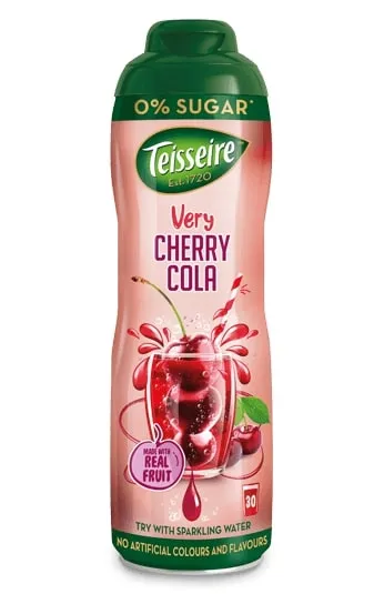 Siirup TEISSEIRE, Cherry Cola, ilma suhkruta, 0,6l
