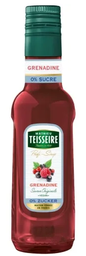 Siirup TEISSEIRE Grenadiin, ilma suhkruta, 0,25l