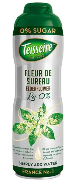 Siirup TEISSEIRE, Leedriõis, ilma suhkruta, 0,6l