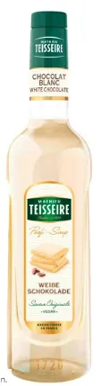 Siirup TEISSEIRE, Valge šokolaad, 0,7L