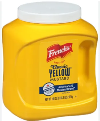Sinep Klassikaalne French´s Yellow 2,9kg USA