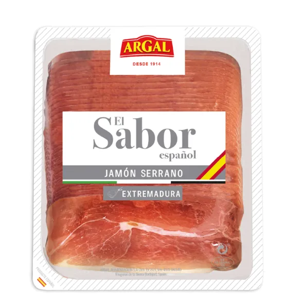 Sink ARGAL, Jamon Serrano Extremadura, vinnutatud, viilutatud, 300g