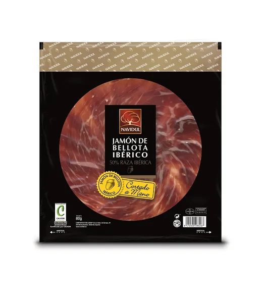 Sink NAVIDUL, Iberico Bellota Lonchas, vinnutatud, 80g