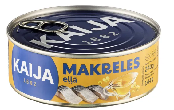 Skumbria õlis EO, KAIJA, neto 240 g