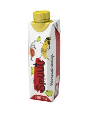 Smuuti AURA SMOOTHIE, pirn - banaan - viinamari, 0,3 L, tetra