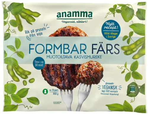 Sojaubadest hakkliha ANAMMA, külmutatud 850g