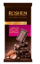 Tumšā šokolāde ROSHEN ar sālītām mandelēm 85g