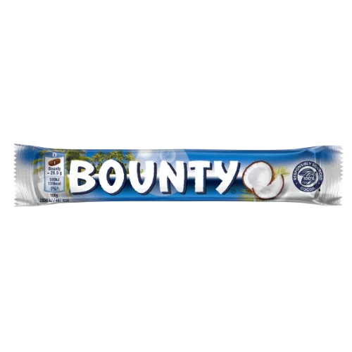 Šokolaadibatoon BOUNTY Piimašokolaadi ja kookosega, 57g