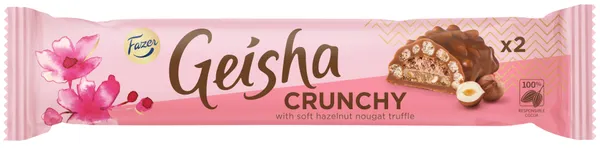 Šokolaadibatoon GEISHA, Crunchy, 55g