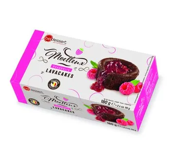 Šokolaadikook BELDESSERT Lava Cake, vaarikaga, külmutatud, 90g x 2tk