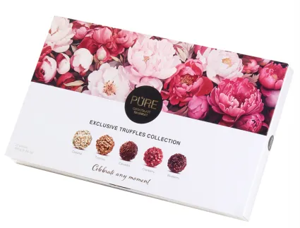 Šokolaaditrühvlid PURE eksklusiivne kollektsioon, 20tk, 160g