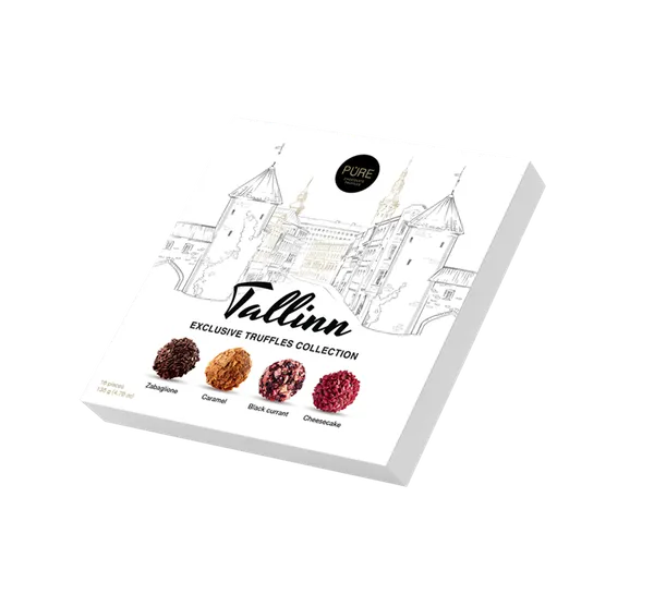 Šokolaaditrühvlid PURE TALLINN 16tk, 135g