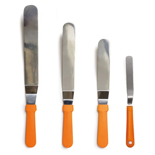Spaatel DECORA offset, roostevaba teras, plastik, 30 cm, L 43 cm