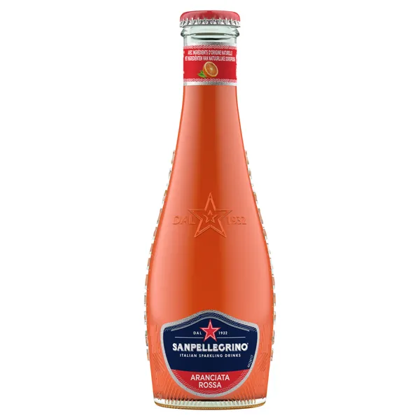 S.PELLEGRINO Naturali Aranciata Rossa 200 ml, klaas