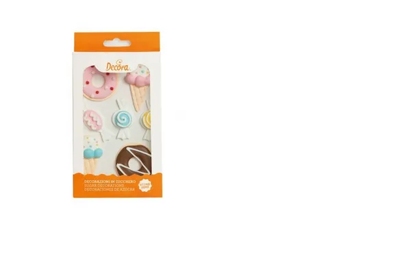 Pārtikas cukura dekors DECORA Sweet, 7gab