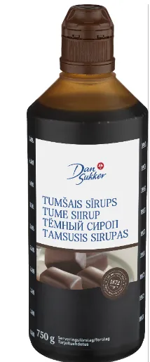 Suhkrusiirup tume Dansukker 750g