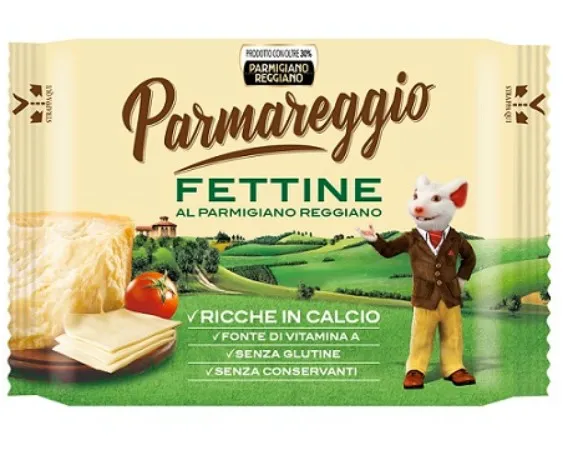 Sulatatud juust PARMAREGGIO Parmigiano Reggiano, viilutatud, 21%, 150g