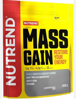 Süsivesikute ja valgu kompleks NUTREND MASS GAIN küpsise maitse 1050g