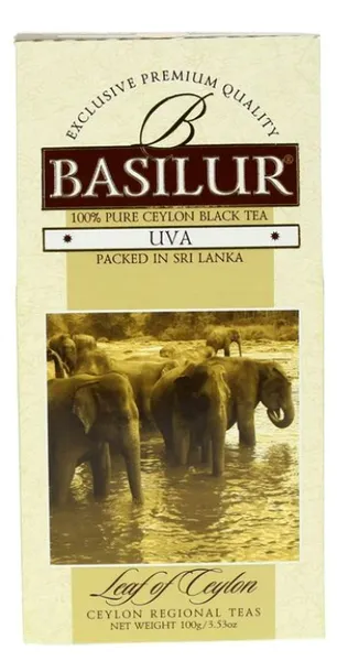 Suureleheline must tee Leaf of Ceylon Uva, BASILUR, 100g