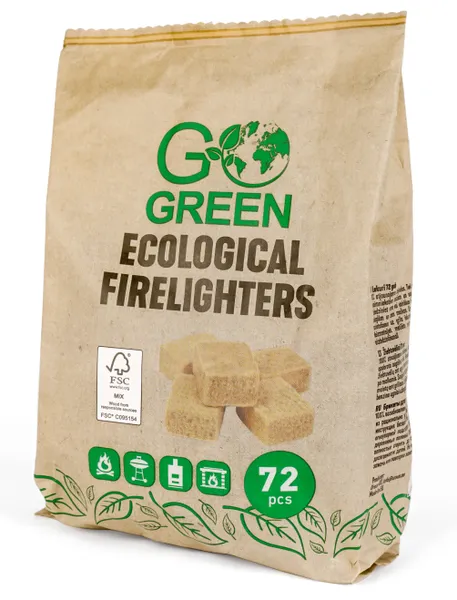 Süütekuubikud, GO GREEN, 72 tk
