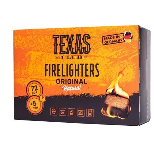 Süütekuubikud TEXAS CLUB 72tk, pakk, ECO