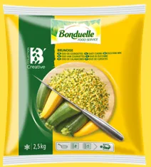 Suvikõrvits BONDUELLE "Brunoise" hakitud, külmutatud , 2,5kg