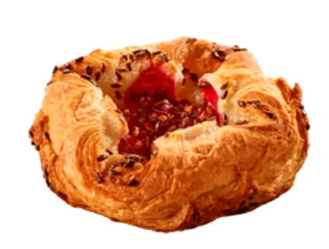 Taani saiake BRIDOR, Crown Baker Solution, kirsi ja linaseemnetega, külmutatud, 90g x 48tk