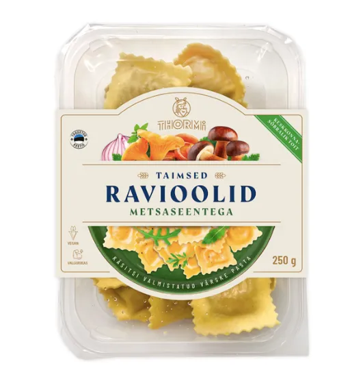 Taimsed ravioolid THORMI metsaseentega, külmutatud, 1kg