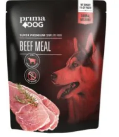 Täissööt täiskasvanud koerale,eine PrimaDog veiseliha, 260g