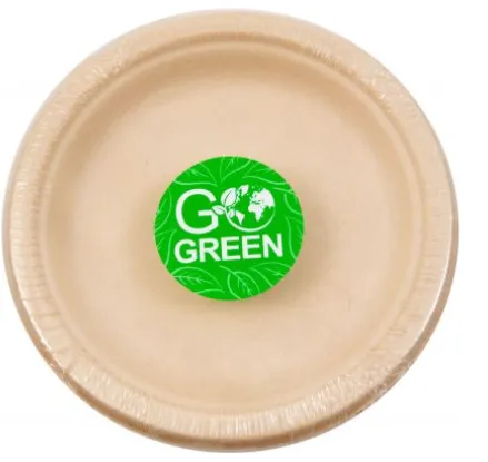 Taldrik 15 cm, Go Green,  BIO Lagunev, suhkruroost, 10 tk