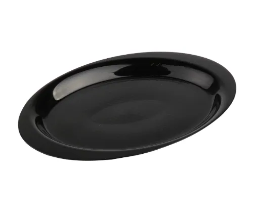 Taldrik 18,5 cm, korduvkasutatav, Coctail, must, PP, 50 tk