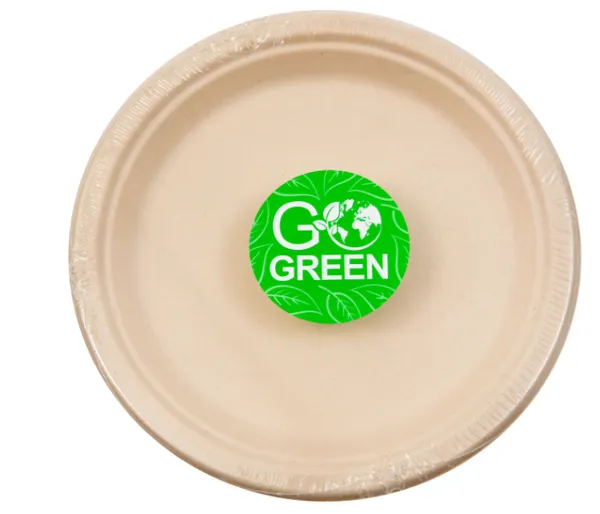 Taldrik 23 cm, Go Green,  BIO Lagunev,  suhkruroost, 10 tk