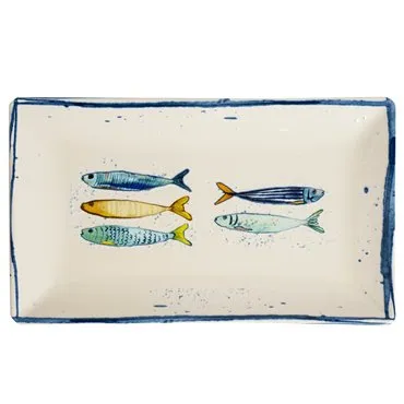 Taldrik-alus INDE, Peixe, keraamiline, 25x15cm, 1tk