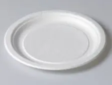 Taldrik D 15 cm, 100% biolag./kompost, valge, pakis 50tk