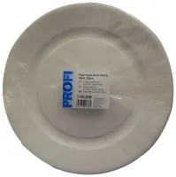 Taldrik D 29 cm,  valge, ekstra tugev, paber, 50tk / pakis, Profi