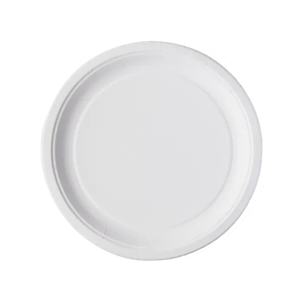 Taldrik, paber, valge D - 22cm, 50tk / pakis