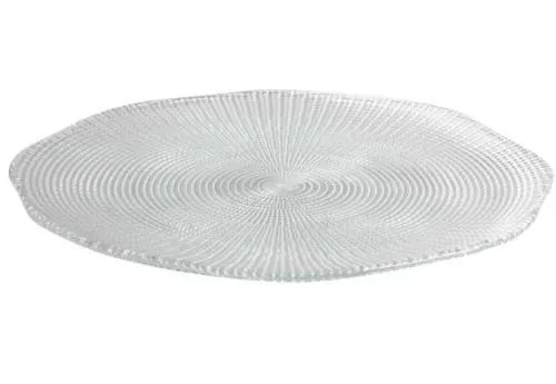 Taldrik VIEJO VALLE, ETERNITY, klaasist, lai serv , D33 cm, tk