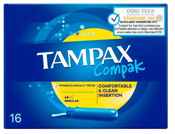 Tampoonid TAMPAX Compak Regular 16tk