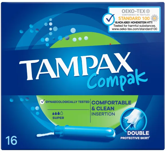 Tampoonid Tampax Compak Super 16tk