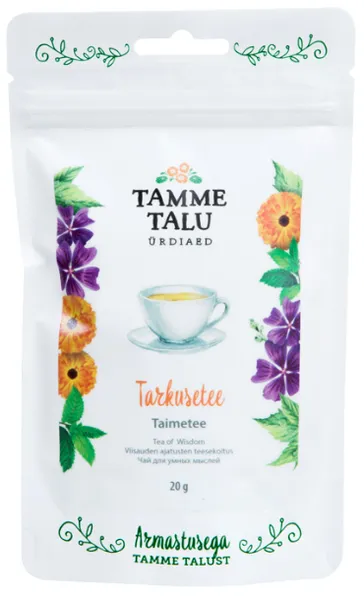 Tarkusetee TAMME TALU, mahe, 20g, EE-ÖKO-03, taimetee
