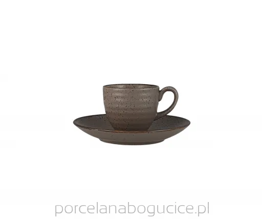 Tass CIRCUS Puit, taldrikuga, portselan, 100 ml, K 6 cm, tk