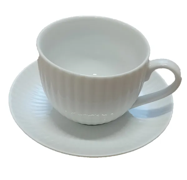Tass DALIA , taldrikuga, portselan, 220/200 ml, tk