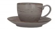 Tass NOSTALGIA Popiel, taldrikuga, portselan, 300 ml, D16cm, K8,5cm,tk