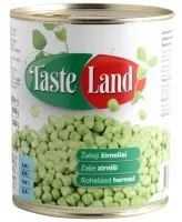 TASTE LAND, konserveeritud,roheline hernes, 800g/530g