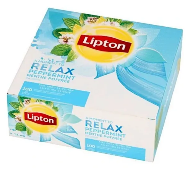 Piparmētru tēja LIPTON, 100 gab. x 1.8g