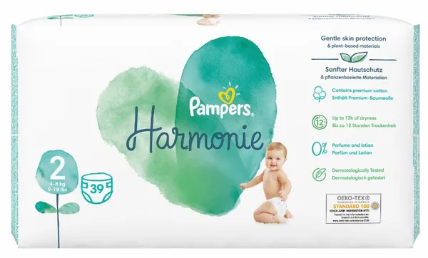 Teipmähkmed PAMPERS Harmonie VP S2, 39tk