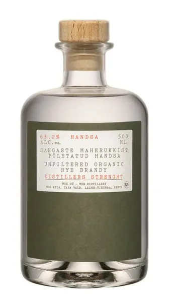 Teraviljast valmistatud piiritusjook Handsa, 0,5L alk. 63,2%, R16/118482/4
