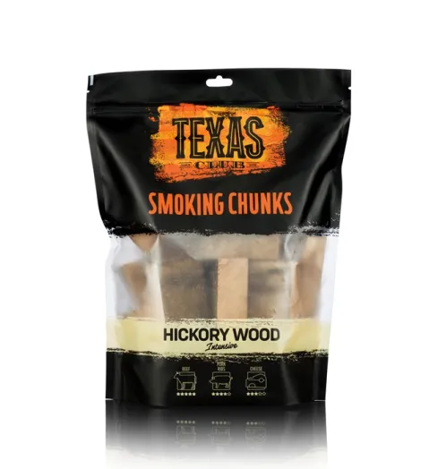 TEXAS CLUB Suitsutamise kuubikud, hikkoripuu, 1 kg