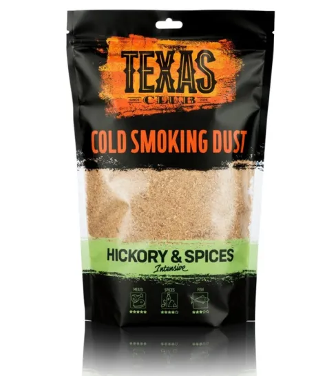 TEXAS CLUB Suitsutuspuru, hikkoripuu ja vürtsid, 200g