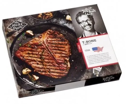 THE MEAT LOVERS Veise sisefilee T-Bone, külmutatud USA, 500g
